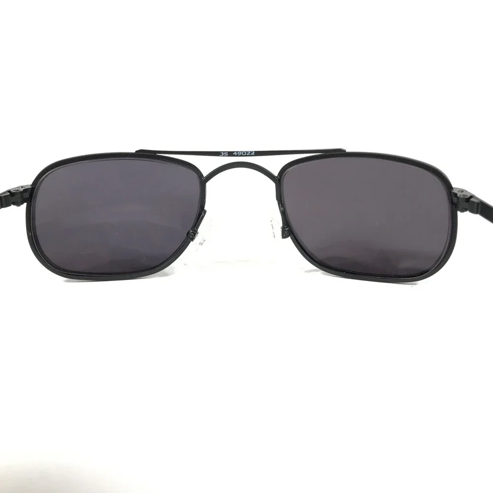 Artcraft JS Aviator Sunglasses Frames Black Round Full Wire Rim 49-22-130